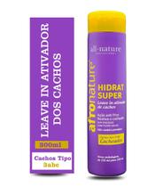 Hidrat Super Ativador De Cachos Afro Nature em Gel Manutenção Every Day Para Cacheado Perfeito 300ml Hidrat Super Ativador De Cachos Afro Nature em Gel Manutenção Every Day Para Cacheado Perfeito 300ml