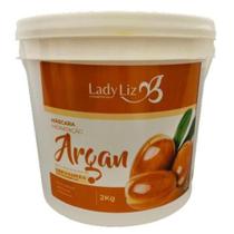 Hidratação capilar argan Lady Liz 2kg profissional