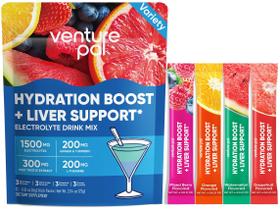 Hidratação eletrolítica e bebida de suporte hepático Venture Pal