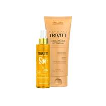 Hidratação Intensiva 200g + Protetor Solar Sun 120ml Trivitt