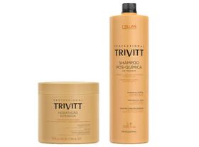 Hidratação Intensiva 500g + Shampoo Pós-Química 1L Trivitt