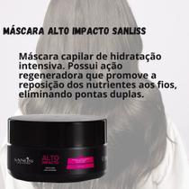 Hidratação mascara alto impacto tratamento sanliss terapia pos escova progressiva limpeza diaria s.o.s Hidratação mascara alto impacto tratamento sanliss terapia pos escova progressiva limpeza diaria s.o.s