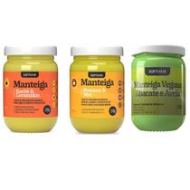 Hidratação Natural P/ Cabelo Manteiga Abacate Banana Karité - Soft Hair