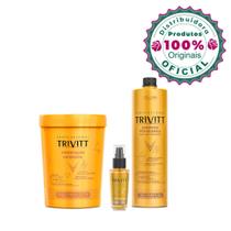 Hidratação Trivitt 1kg+Shampoo 1L Pós Química & Finalizador