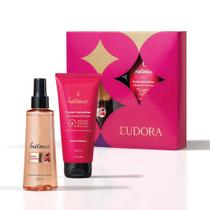 Hidratante 200ml + Spray perfumado 200ml - frutas vermelhas - Eudora