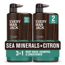 Hidratante 3 em 1 em todo o Wash Every Man Jack Sea Minerals