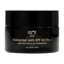 Hidratante 82E 82E Hidratante com SPF 40 PA Plus para homens 50mL