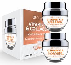 Hidratante Clear Beauty con Vitamina C y Colágeno Diario 60mL x2