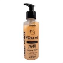 Hidratante Corpo e Rosto Pêssego - 200 ml - Rhenuks Cosméticos Hidratante Corpo e Rosto Pêssego - 200 ml - Rhenuks Cosméticos