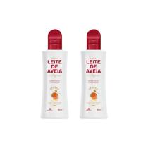 Hidratante Corporal Davene Leite Aveia 180Ml Mel - Kit C/2Un