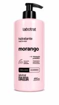 Hidratante Corporal e Facial Labotrat Morango 490ml Dia a Dia Hidratação Prebiótica, Pele Macia, Perfumada e Firme, Rápida Absorção