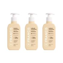 Hidratante Corporal Francis 200Ml Bege - Kit C/3Un