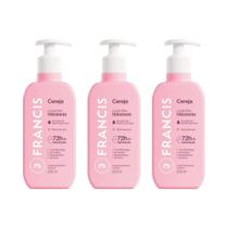 Hidratante Corporal Francis 200Ml Rosa - Kit C/3Un