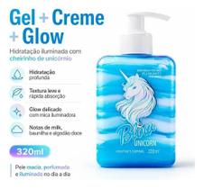 Hidratante Corporal Iluminador Blow Unicorn Gel Creme 320ml Baunilha Hidratante Corporal Iluminador Blow Unicorn Gel Creme 320ml Baunilha
