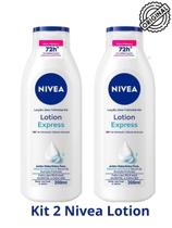 Hidratante Corporal Nivea Kit com 2 Und Lotion Express 200ml Hidratante Corporal Nivea Kit com 2 Und Lotion Express 200ml