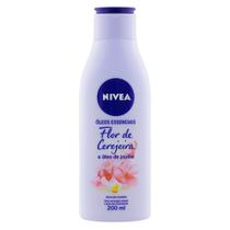 Hidratante corporal nivea oleos essenciais flor de cerejeira e oleo de jojoba com 200mL