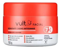 Hidratante Creme Facial Antissinais 100g Reduz Rugas Vult.