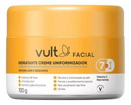 Hidratante Creme Uniformizador Facial Vult 7 Em 1 -100g D/n.