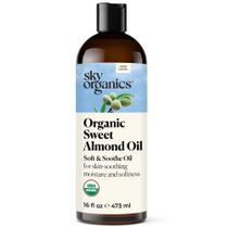 Hidratante de pele de amêndoa doce orgânico Oil Sky Organics 473 ml Hidratante de pele de amêndoa doce orgânico Oil Sky Organics 473 ml
