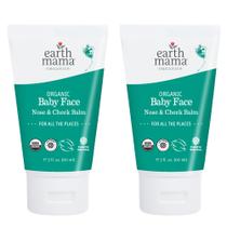 Hidratante Earth Mama Organic Baby, bálsamo para rosto, nariz e bochechas Hidratante Earth Mama Organic Baby, bálsamo para rosto, nariz e bochechas