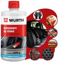 Hidratante Embelezador de Couro Wurth 500g banco sofá jaquet