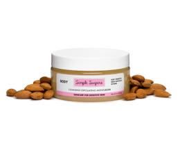 Hidratante esfoliante de limpeza Simple Sugars Almond Body