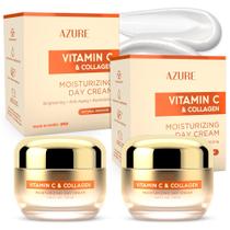 Hidratante facial Azure Vitamina C e colágeno 2x50ml