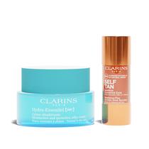Hidratante facial Clarins Hydra-Essentiel Cream & Self Bronzeador Hidratante facial Clarins Hydra-Essentiel Cream & Self Bronzeador