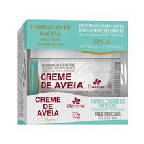 Hidratante Facial Creme de Aveia Hipoalergênico 50g - Davene