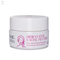 Hidratante Facial Neutro Linha Basic Via Aroma 100g - com óleo de Rosa Mosqueta, D-Pantenol, Vitaminas A e E