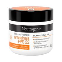 Hidratante Facial Neutrogena Antissinais Face Care Intensive FPS22 100g