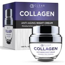 Hidratante facial noturno Clear Beauty Collagen 50mL