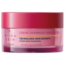 Hidratante facial noturno Creme Overnight Renovador Niina Secrets 45 g