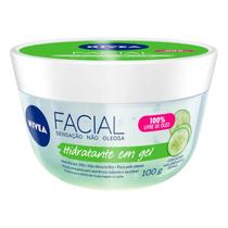 Hidratante Gel Fresh Pepino Nivea Facial - 100g - oil free, com Ácido Hialurônico Hidratação intensa