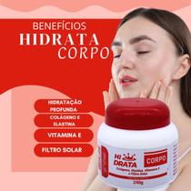 Hidratante HiDrata Corpo 240g Fórmulas da Terra com Colágeno, Elastina e Filtro Solar
