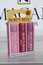 Hidratante Labial com Cor, Tinted Lip Balm Trio, 3 Unidades, Burts Bees