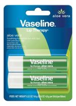 Hidratante Labial, Lip Therapy Aloe Vera, Kit com 2 Unidades, Vaseline Hidratante Labial, Lip Therapy Aloe Vera, Kit com 2 Unidades, Vaseline