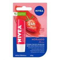 Hidratante Labial Nívea 4,8g Morango Shine