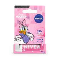 Hidratante Labial Nivea Disney Mickey e Amigos Doce Rosé 4,8g