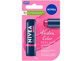 Hidratante Labial Nivea Hidra Color 2 em 1 - 4,8g