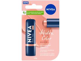 Hidratante Labial Nivea Hidra Color 2 em 1 - 4,8g
