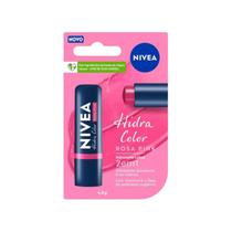 Hidratante Labial Nivea Hidra Color Rosa Pink Hidratante Labial Nivea Hidra Color Rosa Pink