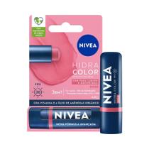 Hidratante Labial NIVEA Hidra Color Rosé 4,8g Hidratante Labial NIVEA Hidra Color Rosé 4,8g