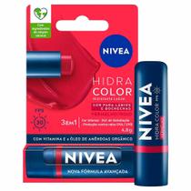 Hidratante Labial NIVEA Hidra Color Vermelho FPS 30 4,8g