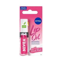 Hidratante Labial Nivea Lip Oil Efeito Gloss Pink Rock 5,5ml Hidratante Labial Nivea Lip Oil Efeito Gloss Pink Rock 5,5ml