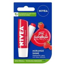 Hidratante Labial Nivea Protetor ShineCare Perola Amora Morango Cereja Melancia Shine