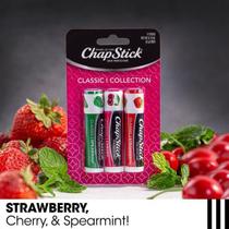 Hidratante Labial, Sticks Sabores, Kit com 3 unidades, ChapStick
