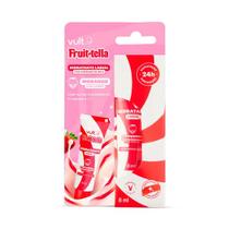 Hidratante labial vermelho morango com creme vult&fruit-tella 8ml