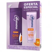 Hidratante Monange Firmador Q10 Pele Extra Seca 200ml e Creme para Mão 75g Hidratante Monange Firmador Q10 Pele Extra Seca 200ml e Creme para Mão 75g