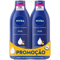 Hidratante Nivea Milk 2 Unidades 400ml Cada